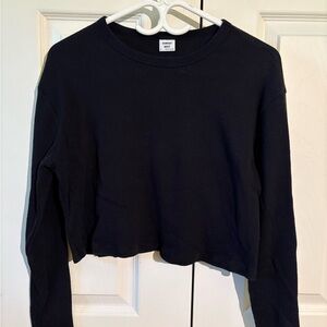 Sunday Best Black Cropped Sweater